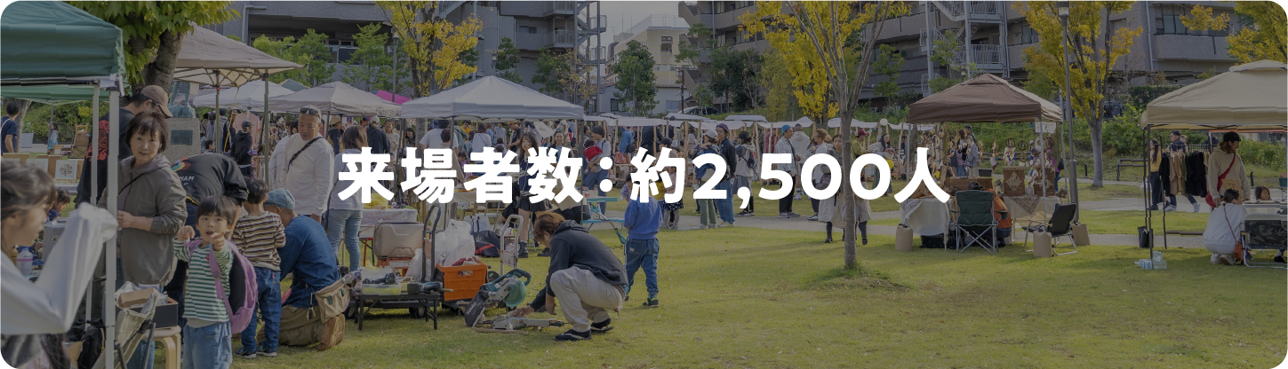 来場者数約2,500人